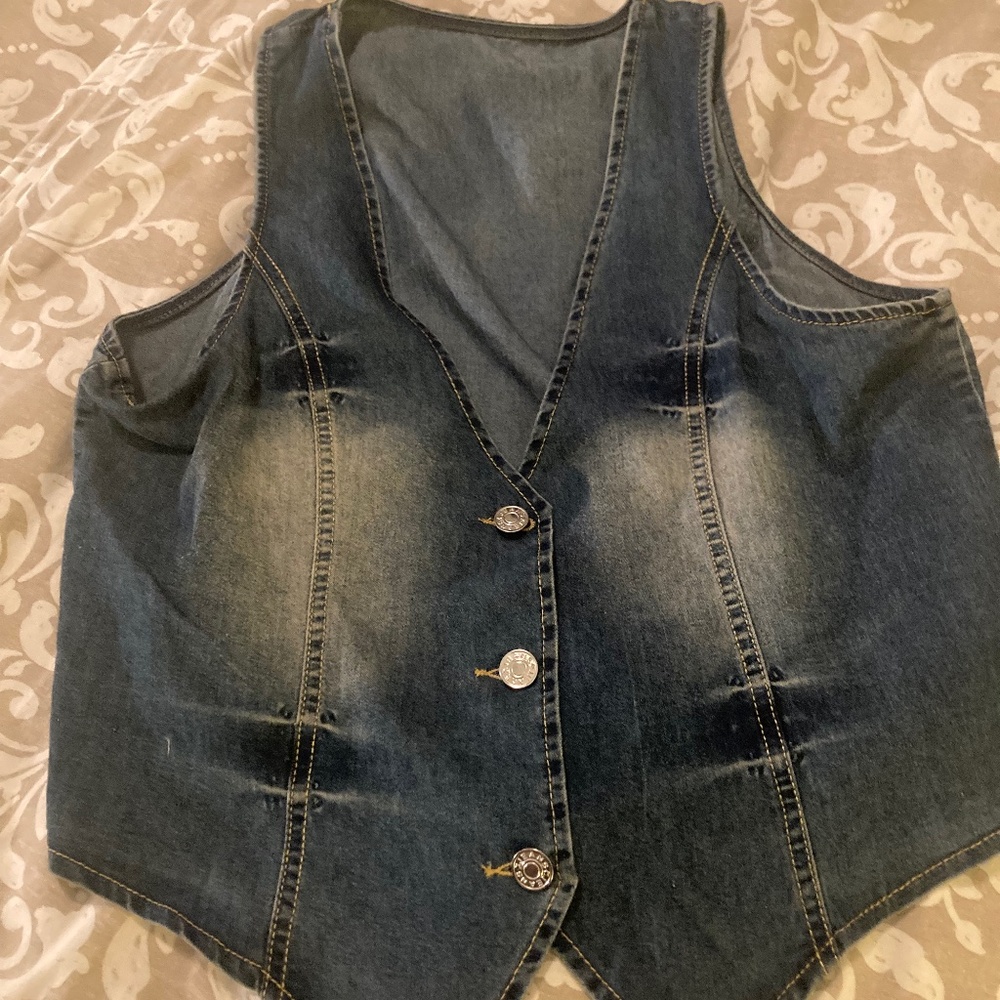 Denim vest